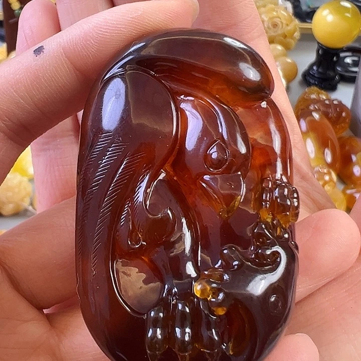 蜜蜡颈饰未镶嵌蜜蜡