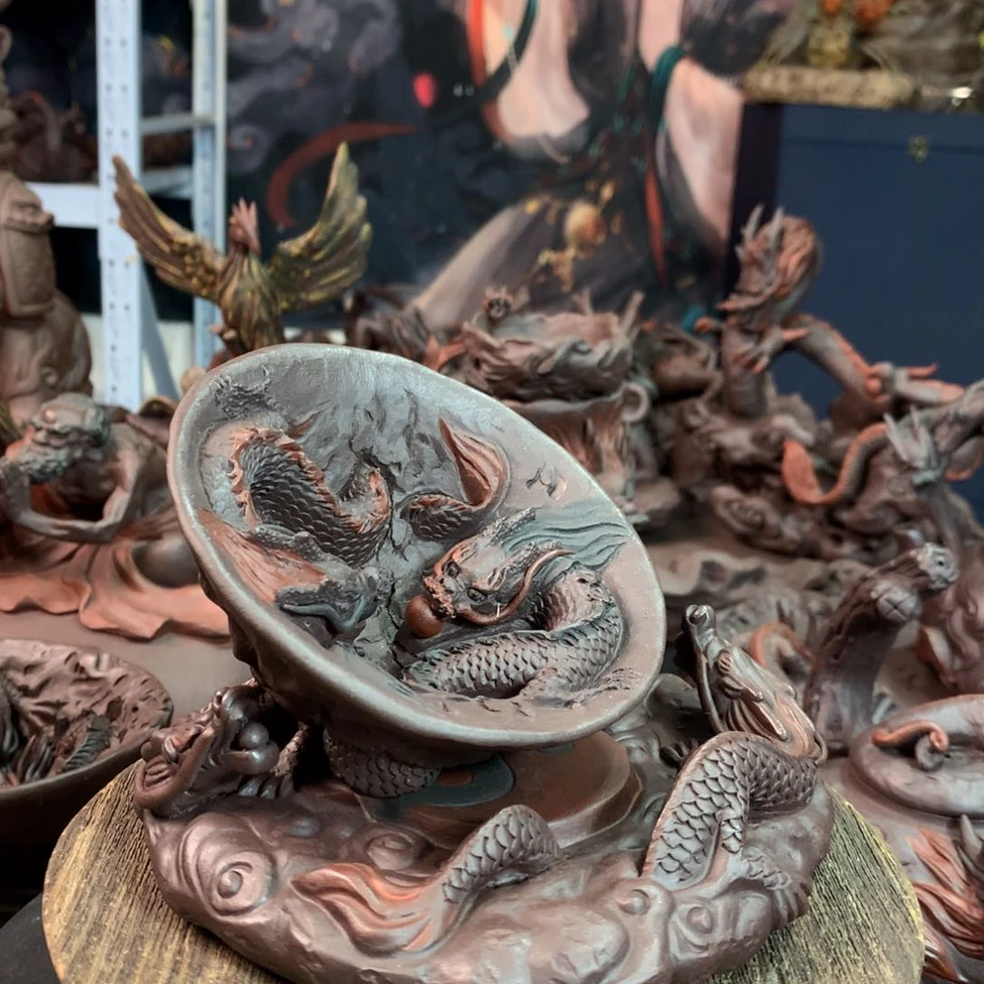 【闪购商品】紫砂全手工制作工艺制作工艺风**然