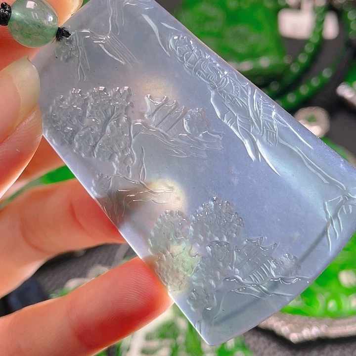 翡翠颈饰未镶嵌01，
