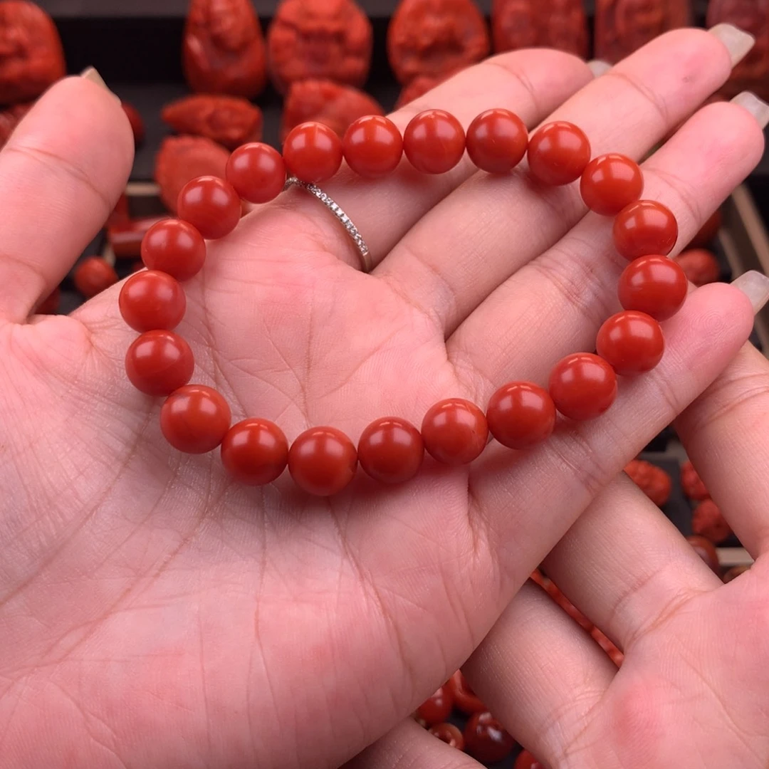 南红玛瑙南红保山手串10mm未镶嵌