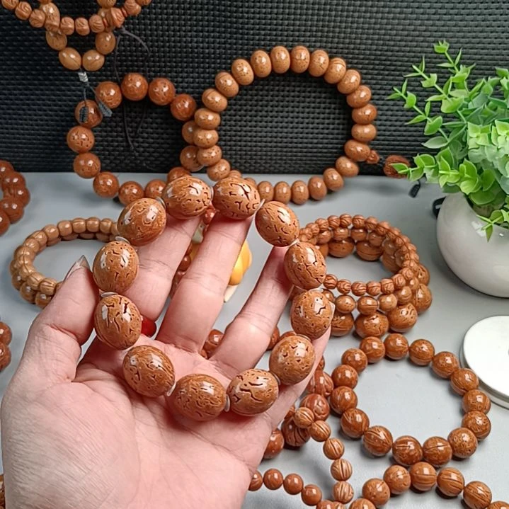 桃核手串铁籽鸽子蛋17