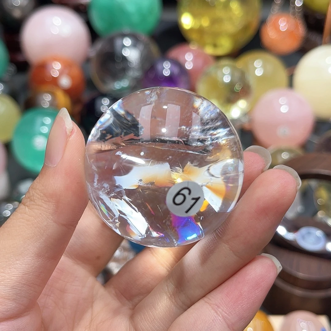 草****未镶嵌珠宝半成品水晶微瑕4.7