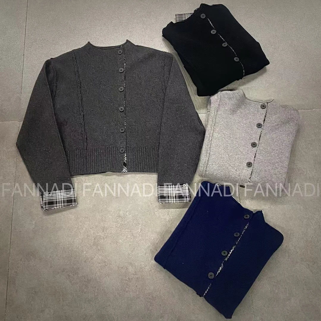 SOSE【上衣】100%羊毛韩版设计感时尚毛衣开衫 WLG 18205