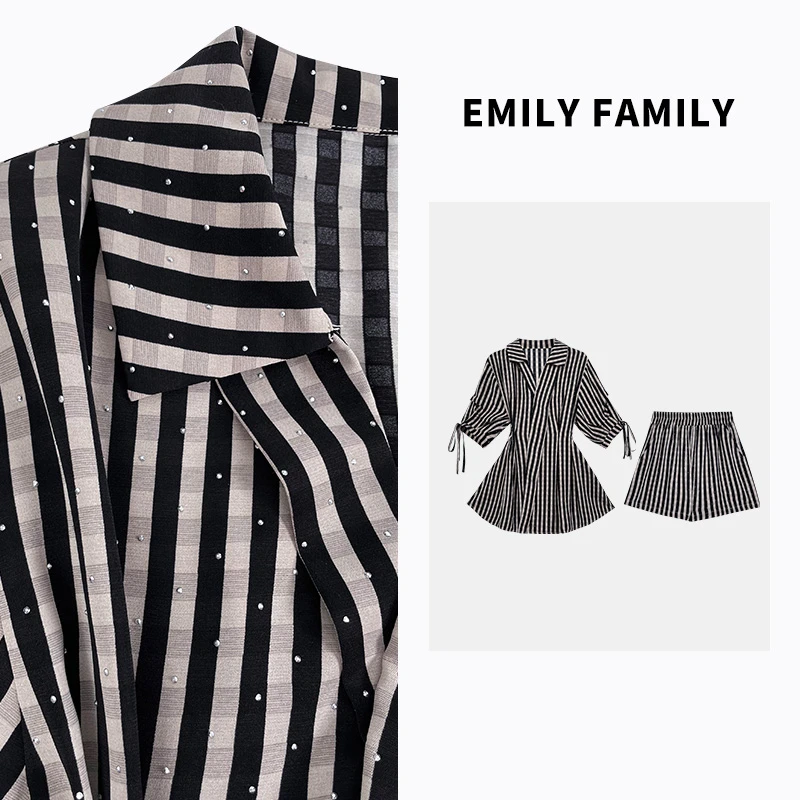 【编号09】“素格星语” 法式春夏中长款宽松休闲衬衫套装YL-1000206