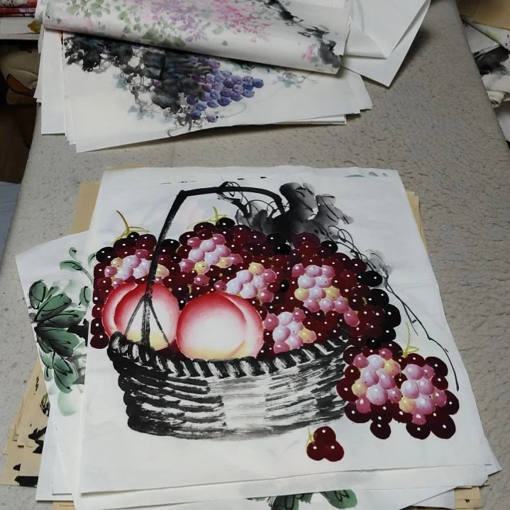 萌***宝国画国画花鸟花鸟花鸟