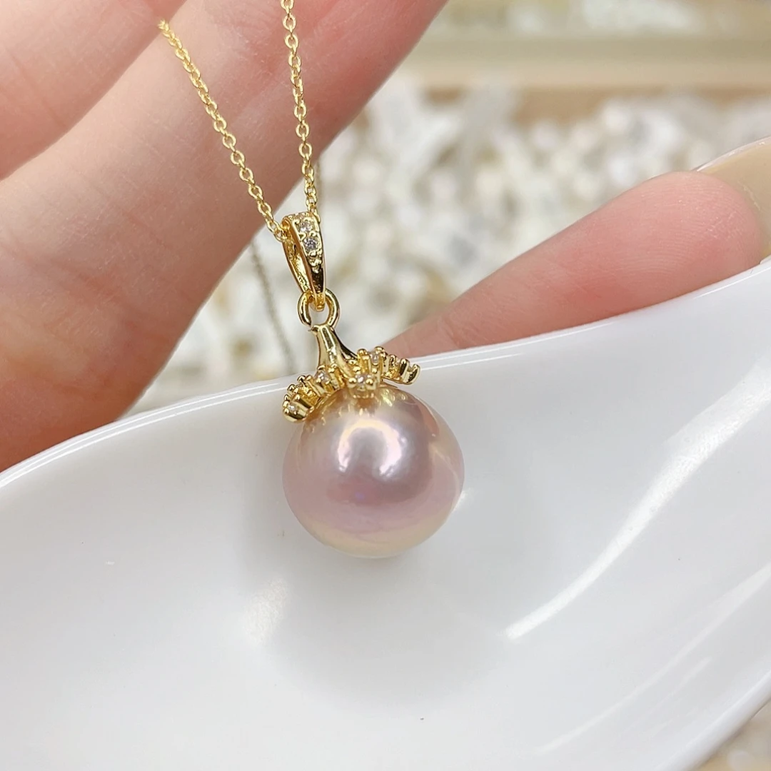 淡水珍珠未镶嵌吊坠(赠链)