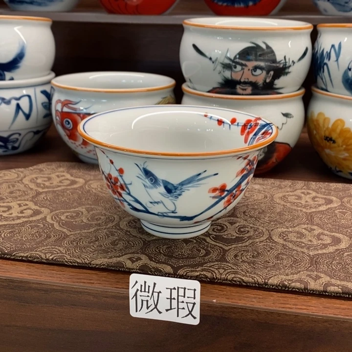 釉下老陶泥手工绘制