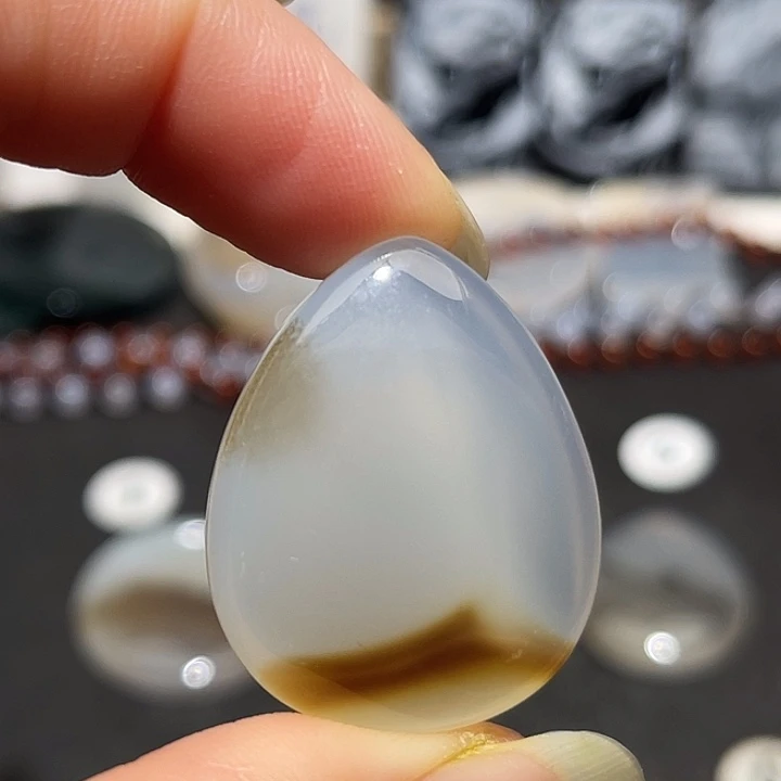 玛瑙/玉髓未镶嵌吊坠(不含链)