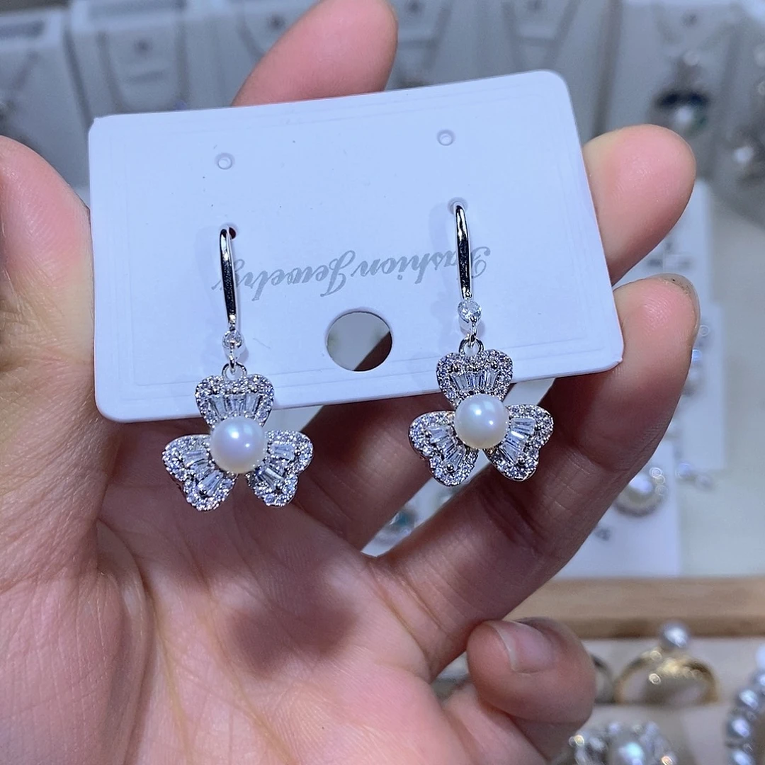 未镶嵌耳饰淡水珍珠