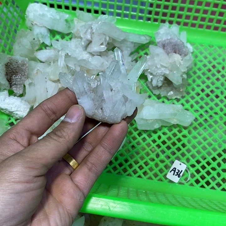 水晶水晶原石摆件未镶嵌骨***y