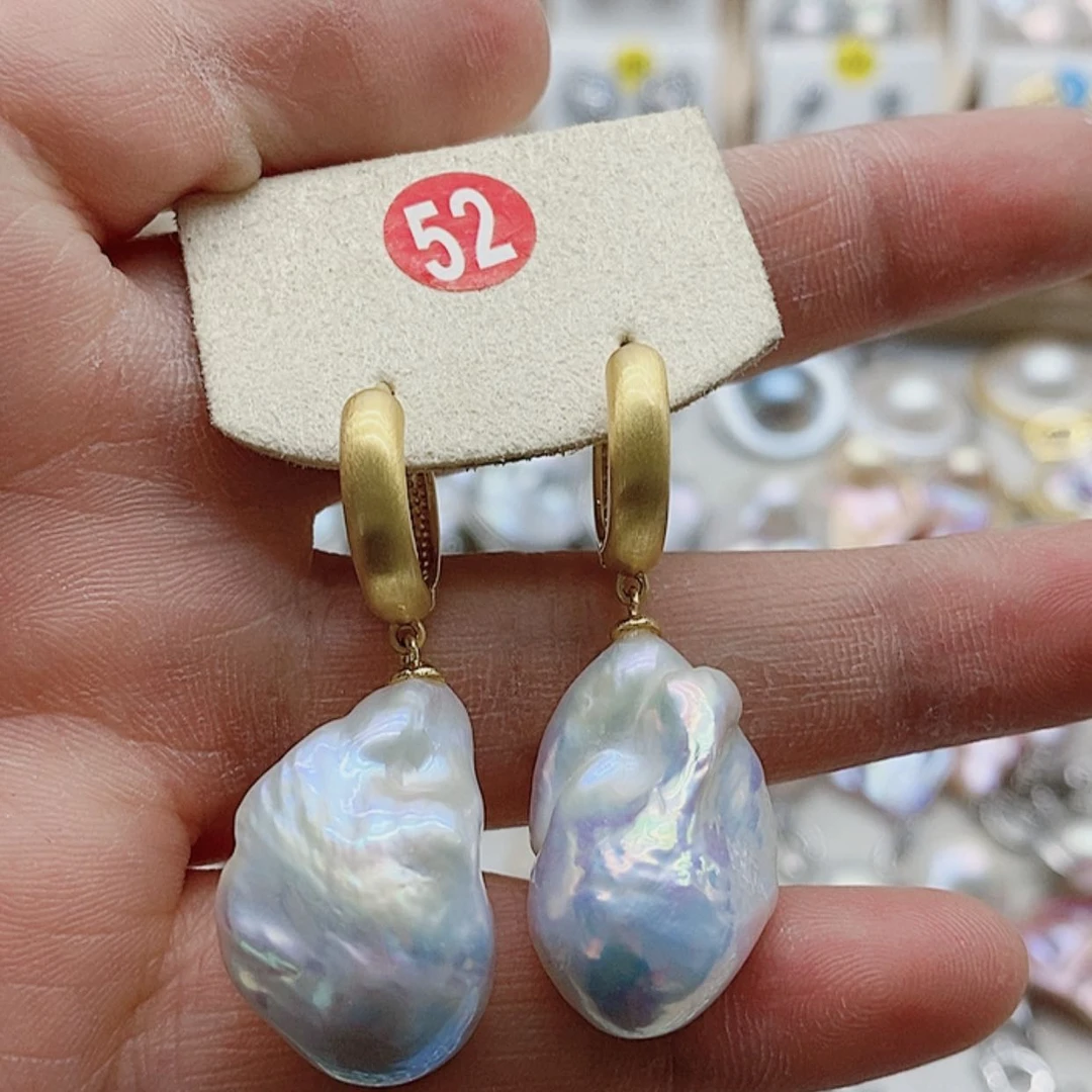 【闪购商品】淡水珍珠耳饰银S925镶嵌留****)