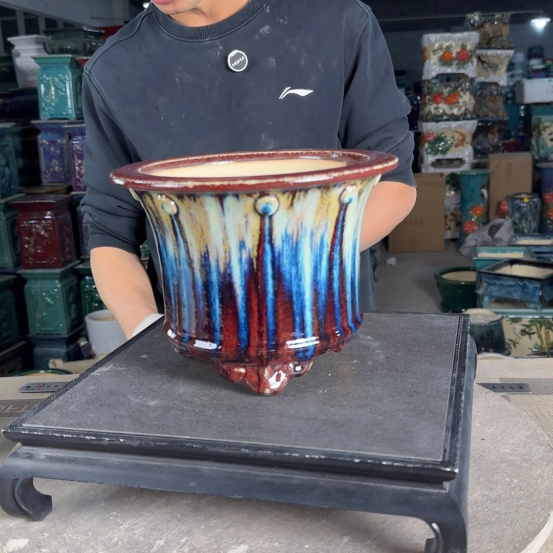 一风堂石湾花盆。