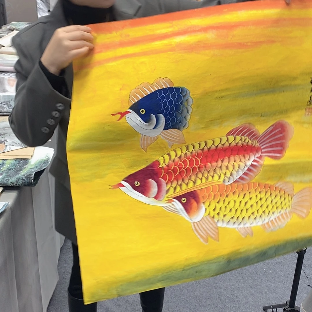 国画国画手绘作品