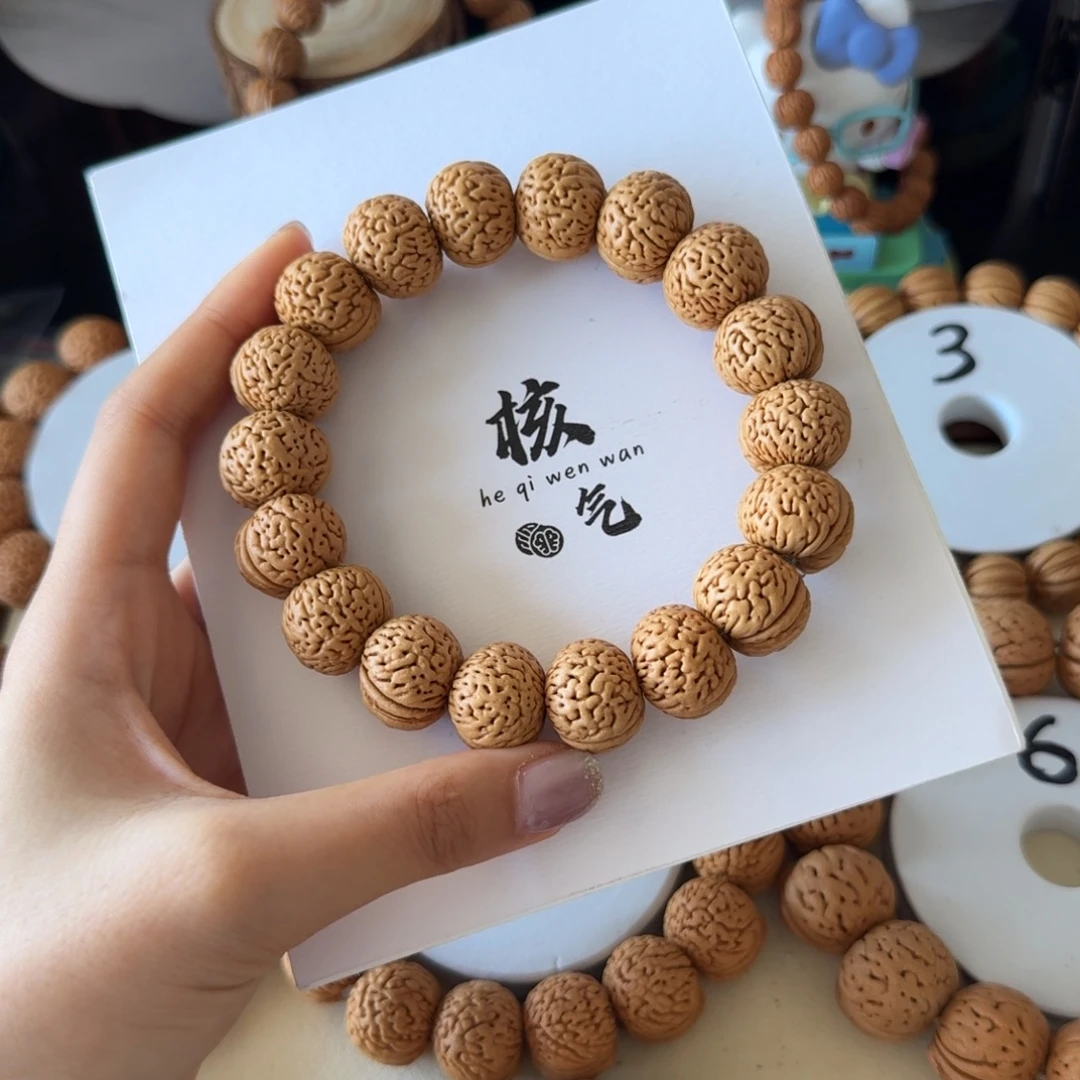 A***哥18➕脑纹苹果桃核吊坠