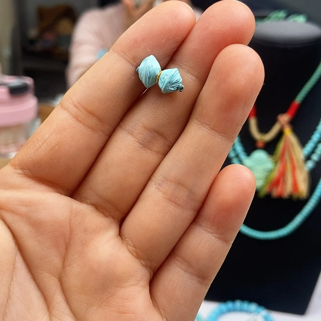 未镶嵌绿松石珠宝奇石