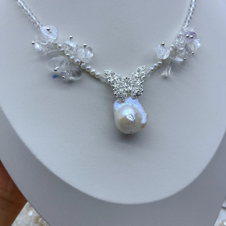 颈饰未镶嵌淡水珍珠