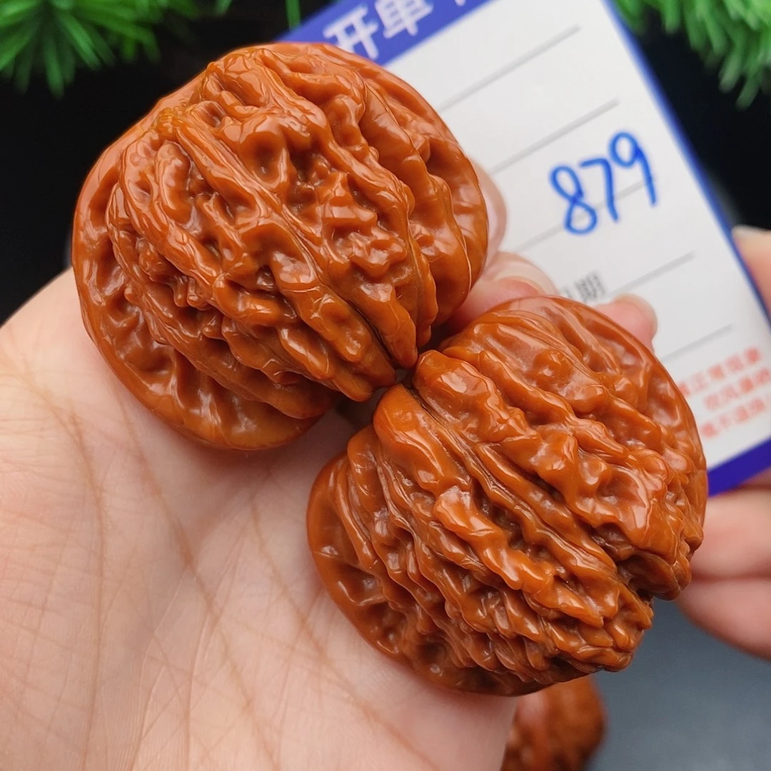 文玩核桃把件44四座楼狮子头879