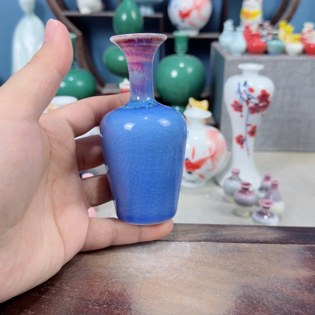 陶瓷手工小花器摆件