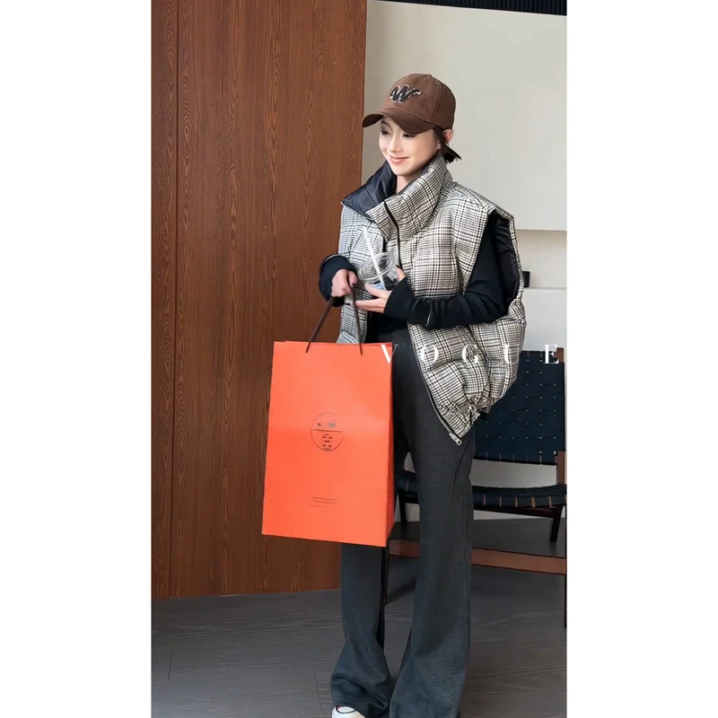 【娇娇私服订制】秋冬新款休闲两面穿羽绒马甲11812#