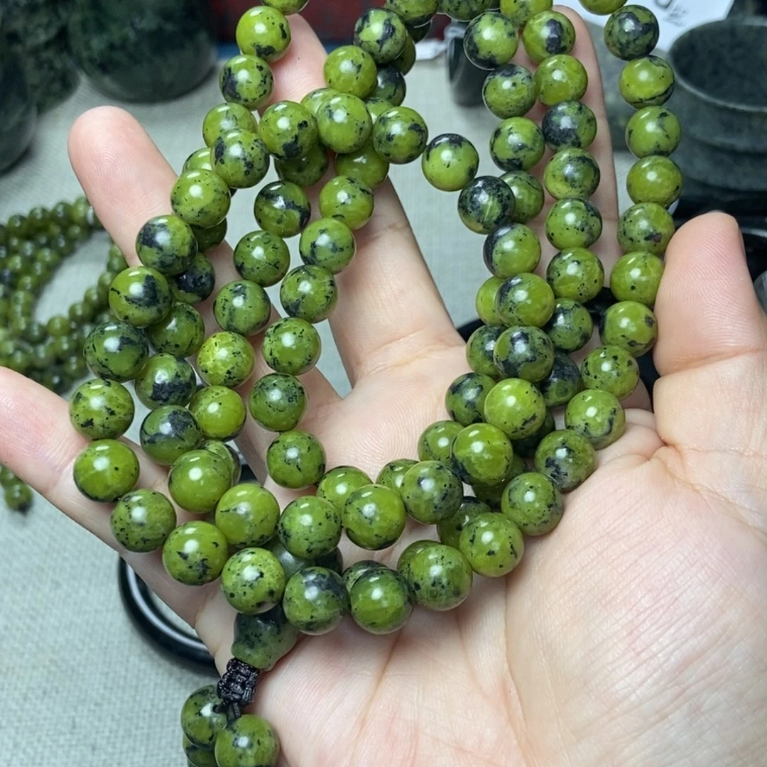 禅****未镶嵌蛇纹石玉手链