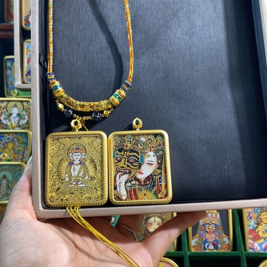 ***吊坠美丽的唐卡漂亮结缘
