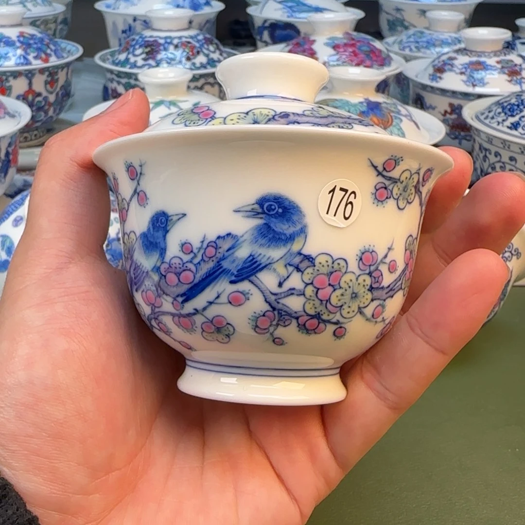 彦祖纯手工手绘茶具176