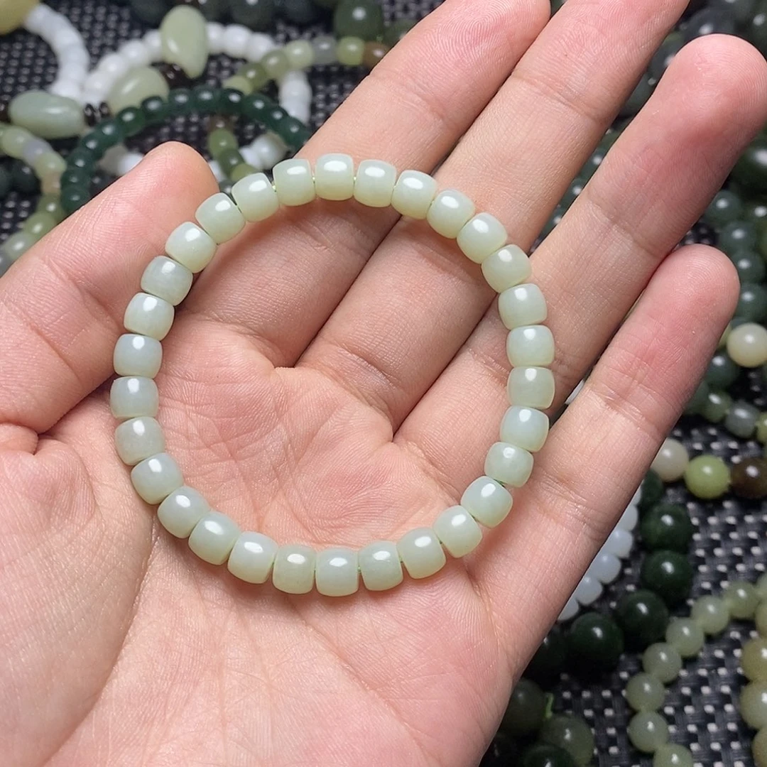 相***难和田玉未镶嵌手串