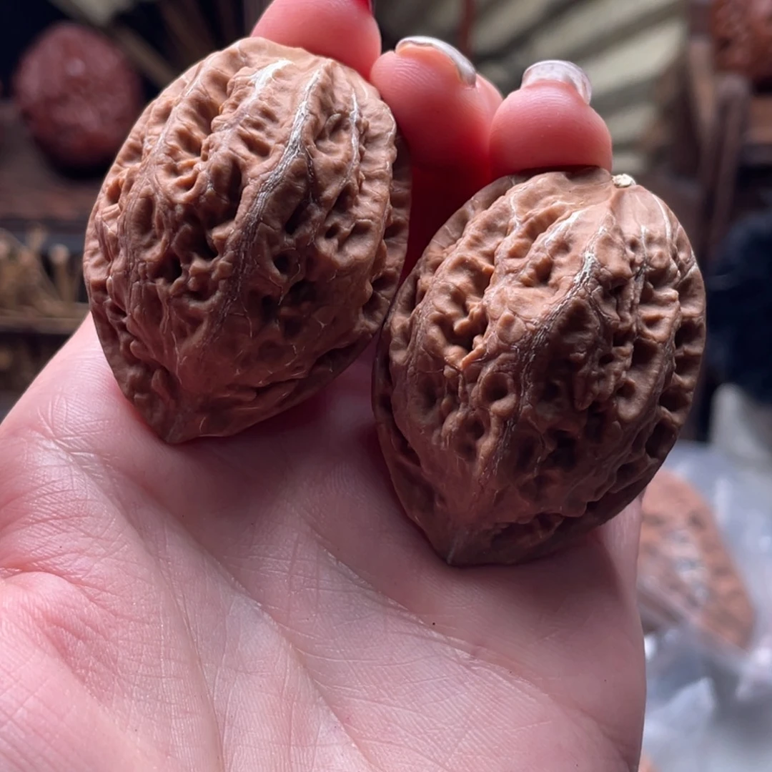 文玩核桃把件楸刀鱼45