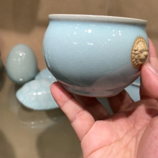 瓷片陶瓷茶具汝瓷茶具