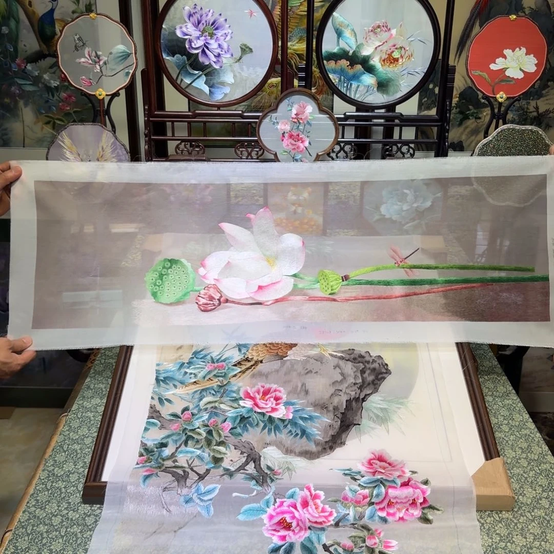 刺绣手工苏绣工艺制作技艺精湛