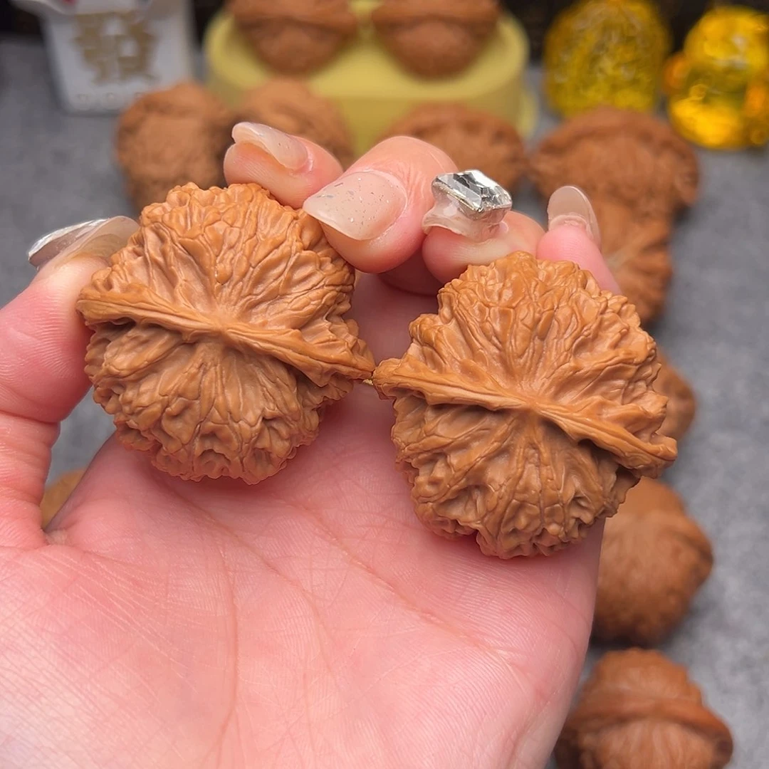 把件文玩核桃毕业精品精配苹果园42边度同尺