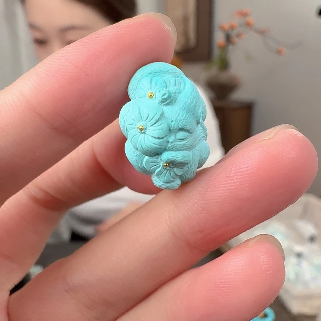 绿松石未镶嵌珠宝奇石