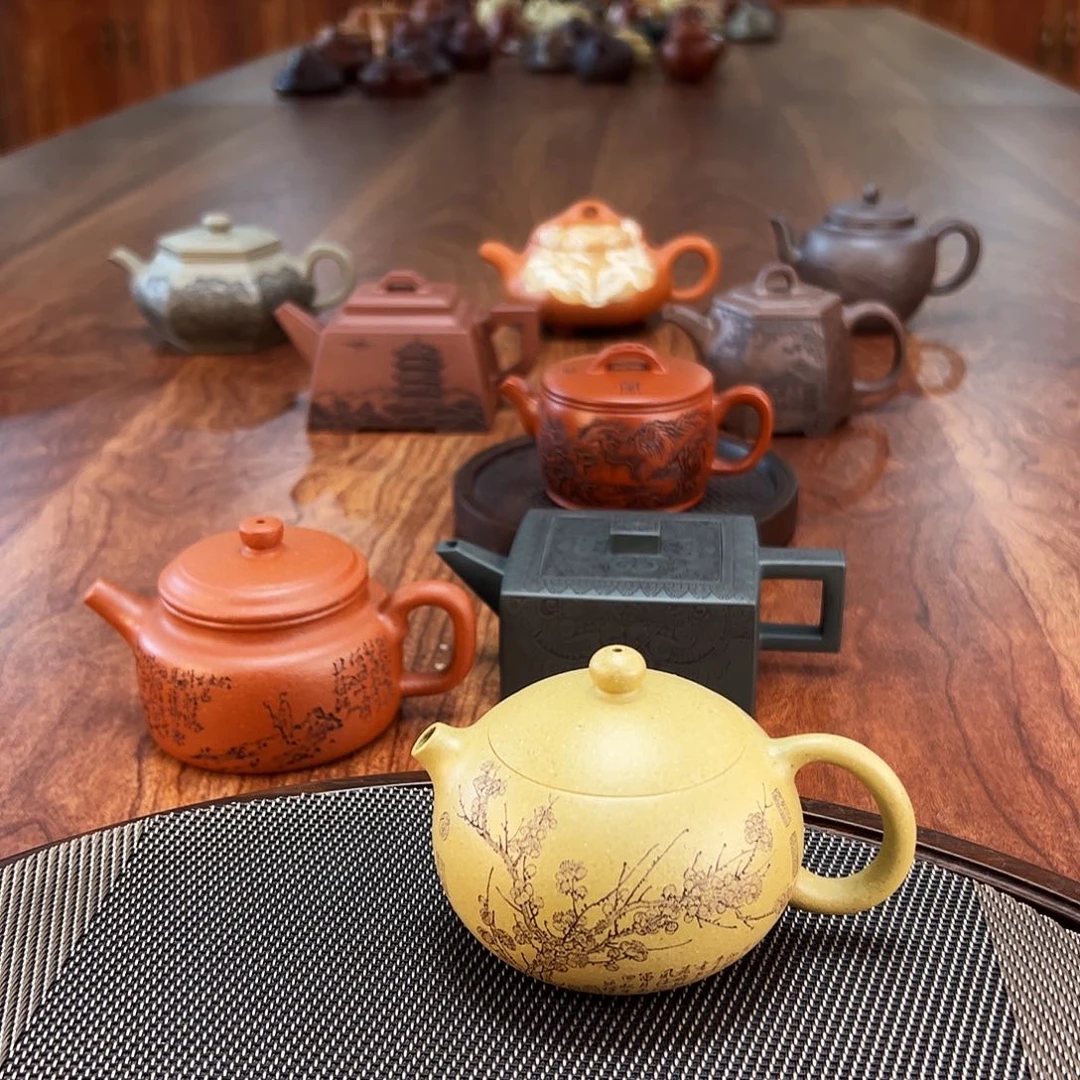 半***糖紫砂茶壶芳华绝代