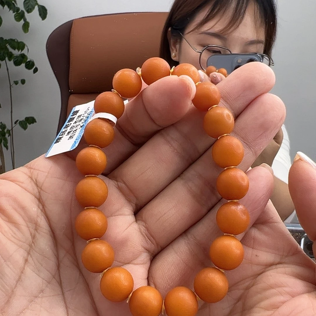 未镶嵌琥珀手串橘皮手串10MM