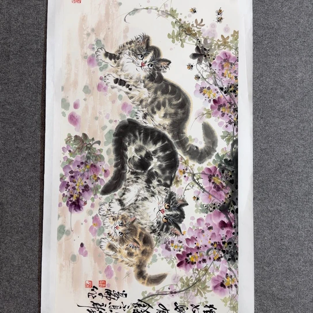 国画娄鹏老师手绘作品