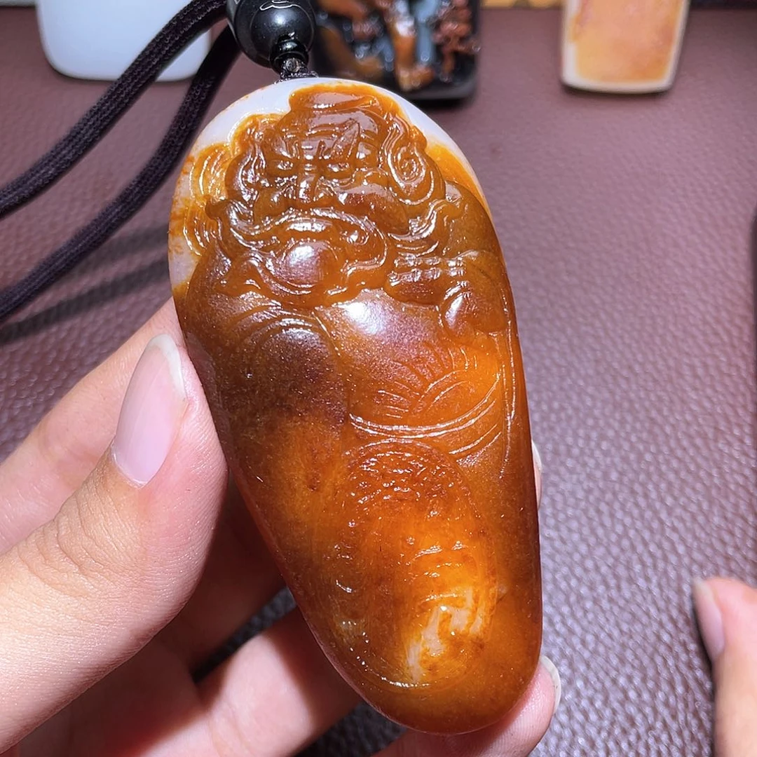 和田玉未镶嵌挂件y