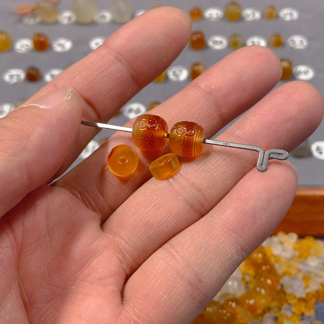 玛瑙/玉髓颈饰合金无***落珠