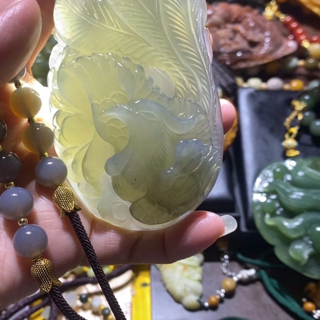 【闪购商品】岫玉毛衣链未镶嵌