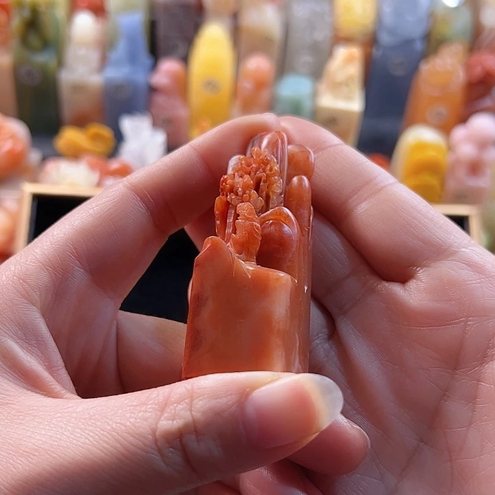 老挝石印石小*爱手工定制2厘米，包刻字