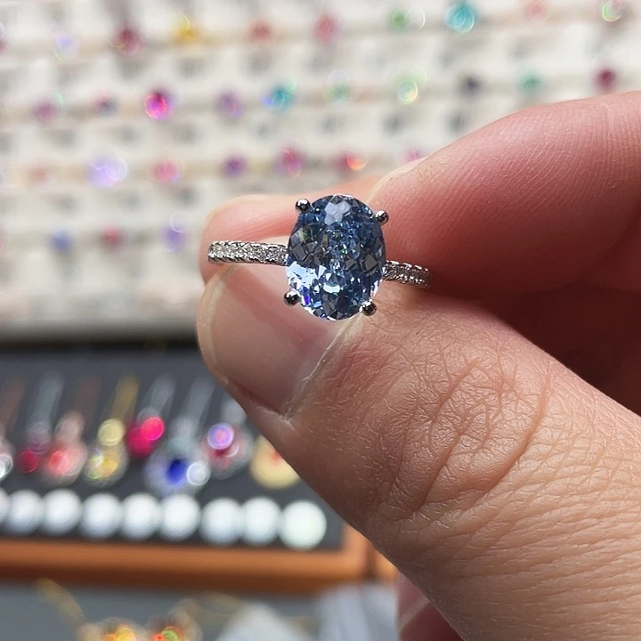 4碧玺（处理）15圈戒指