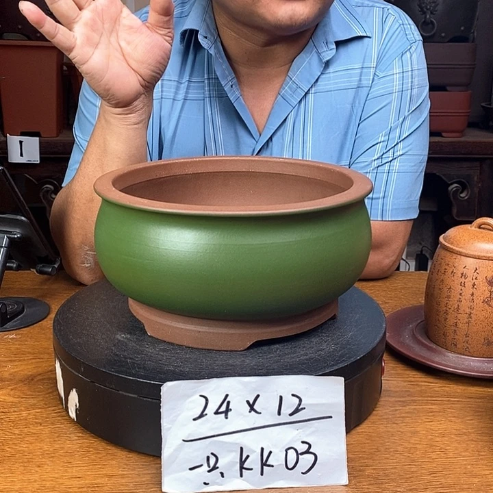 紫砂花盆货号一只KK03