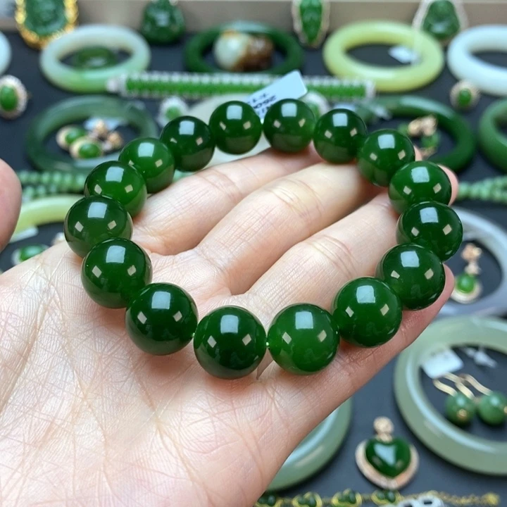 未镶嵌手串和田玉（碧玉）