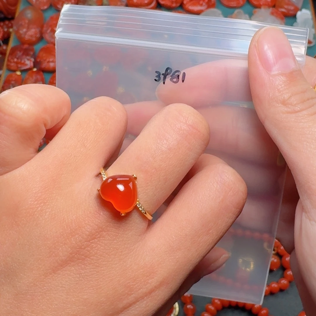 南红玛瑙南红银S925镶嵌