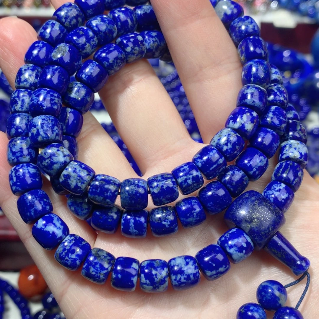 青金石未镶嵌8m直切