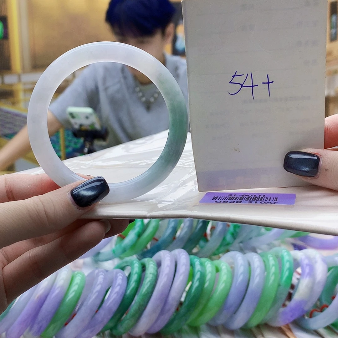 翡翠未镶嵌手镯bhh