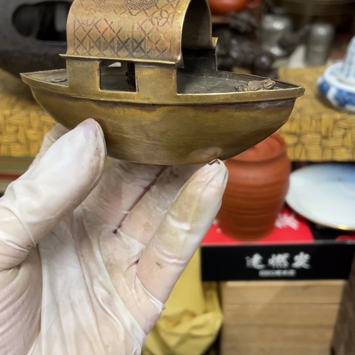 铜中古艺术品摆件