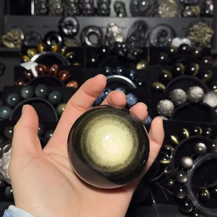 古***术黑曜岩未镶嵌珠宝奇石