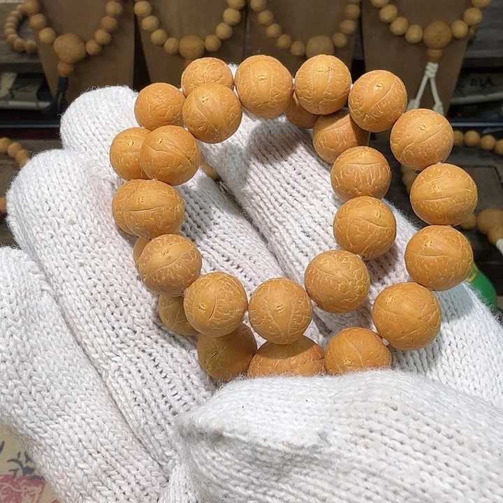 手串凤眼菩提高山树顶级玉华11.9-12.2mm手持