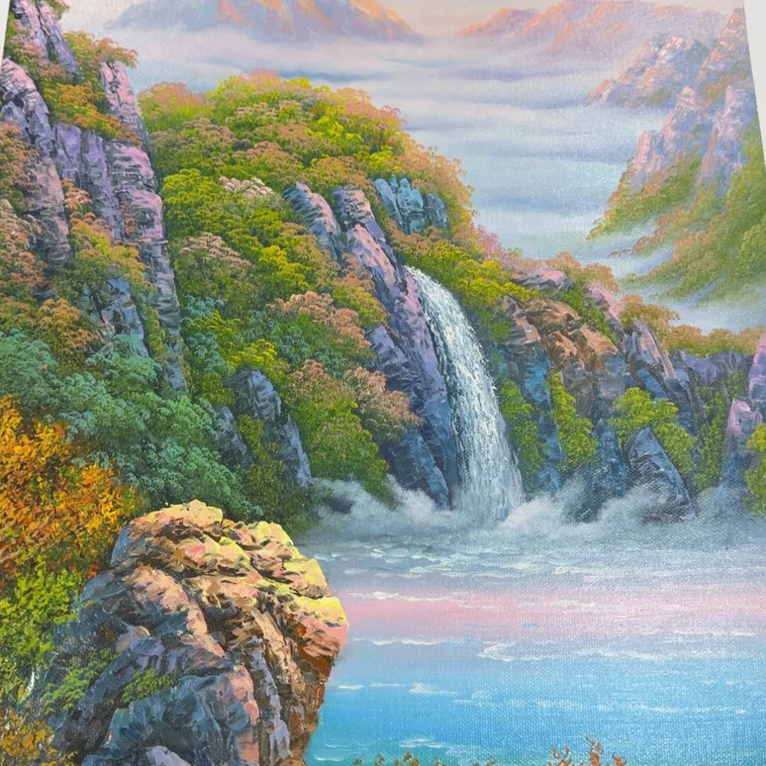油画我在你心里就是一坨