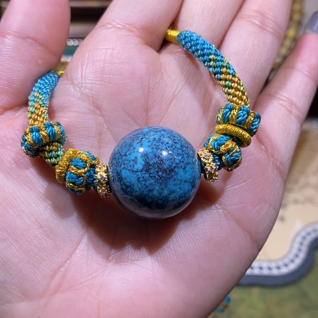 L***看绿松石未镶嵌颈饰锁骨链